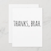 ありがとう花婿介添人| Groomsmanカード サンキューカード (正面/裏面)