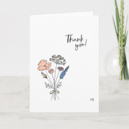 ありがとう花4カード サンキューカード