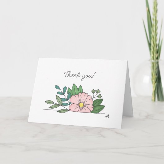 ありがとう花7カード サンキューカード (正面)