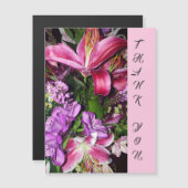 ありがとう花Magnetic Greeting Card (正面/裏面)