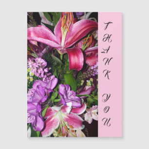 ありがとう花Magnetic Greeting Card