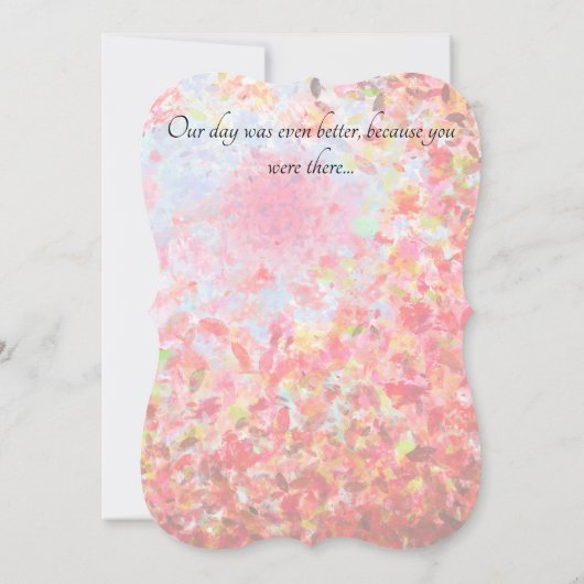 ありがとう葉抽象芸術芸術的 (裏面)