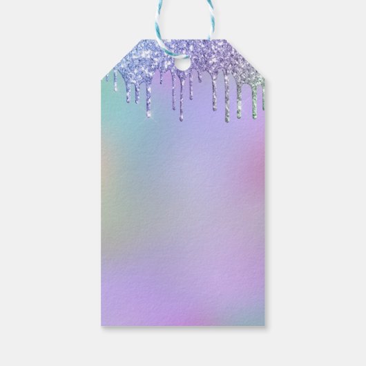 ありがとう虹の風船の好意ラベル ギフトタグ (裏面)