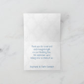 ありがとう蝶ブロケーブルー サンキューカード (内部)