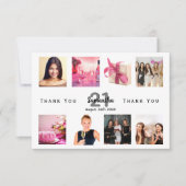 ありがとう誕生日フォトコラージュ女性 (正面)