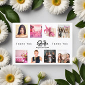 ありがとう誕生日フォトコラージュ女性