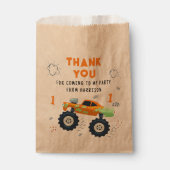 ありがとう誕生日モダンモンスタートラック名 フェイバーバッグ (正面)