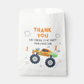 ありがとう誕生日モダンモンスタートラック名 フェイバーバッグ (正面)