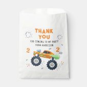 ありがとう誕生日モダンモンスタートラック名 フェイバーバッグ (正面)