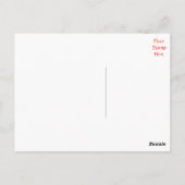 ありがとう赤いブルゴーニュのラブバードピンク結婚ズ ポストカード (裏面)