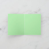 ありがとう赤ちゃんシャワー中立の傘の折り畳みカード サンキューカード (内部)