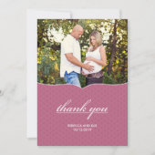 ありがとう赤ちゃんシャワー写真フラットカード サンキューカード (正面)