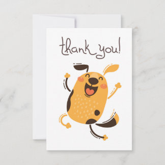 ありがとう踊る サンキューカード