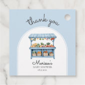 ありがとう農家マーケットボーイベビーシャワー フェイバータグ (裏面)