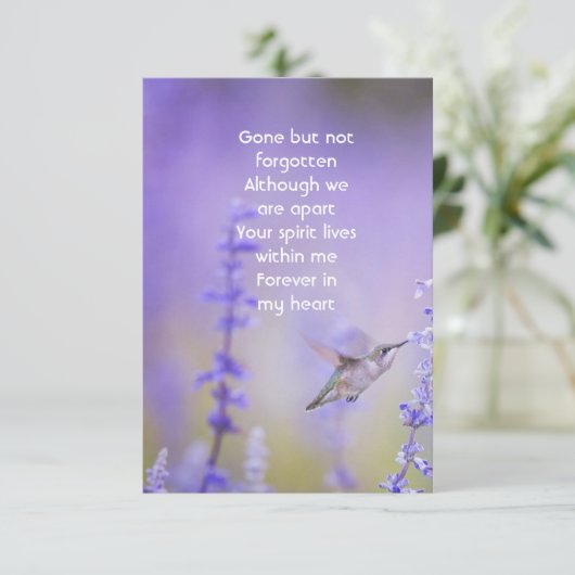 ありがとう追悼式お祝い・オブ・ライフ サンキューカード (スタンド正面)