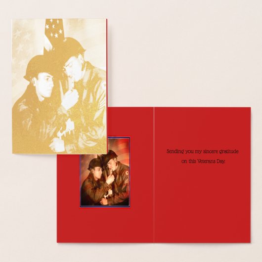 ありがとう退役軍人フォイルカード 箔カード (ディスプレー)