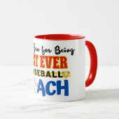 ありがとう野球コーチ マグカップ (正面右)