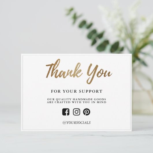 ありがとう金ゴールドグリッターカスタムメディア挿入 (スタンド正面)