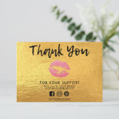 ありがとう金ゴールドグリッターLips Media Insert (スタンド正面)