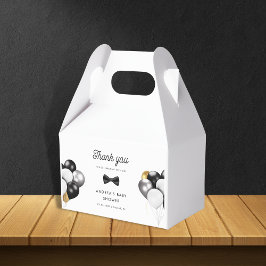 ありがとう金ゴールドシルバー風船レトロ赤ちゃんシャワー フェイバーボックス