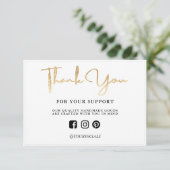 ありがとう金ゴールドライカスタムトMedia Insert (スタンド正面)