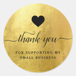 ありがとう金ゴールド紙シールクラシックラウンドシール ラウンドシール