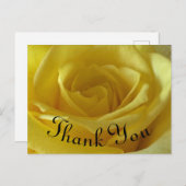 ありがとう黄色のバラの写真の感謝 ポストカード (正面/裏面)