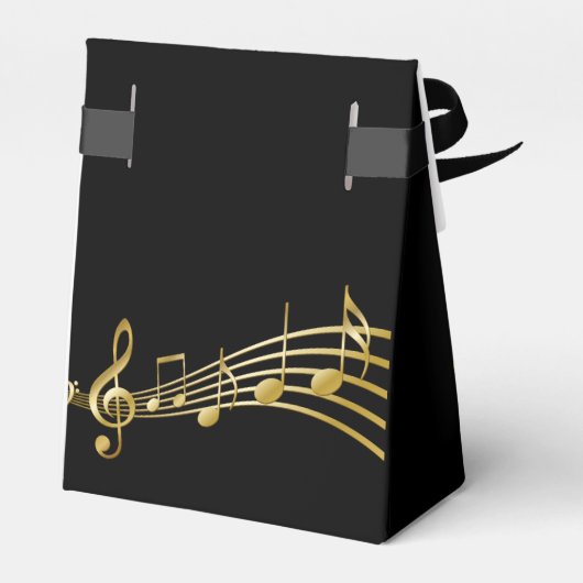 ありがとう黒い金ゴールドノート名の誕生日 フェイバーボックス (裏面サイド)