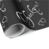 ありがとう黒板ヴィンテージ語 ラッピングペーパー (ロールコーナー)