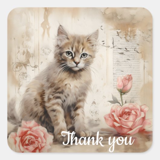 ありがとう13 スクエアシール (正面)