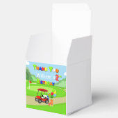 ありがとう2nd誕生日レッドゴルフカート少年 フェイバーボックス (オープン)