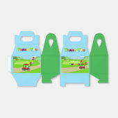 ありがとう3rd誕生日レッドゴルフカート少年 フェイバーボックス (折り畳みなし)