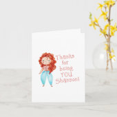 ありがとう、あなたがいてくれて 折りたたみ式グリーティングカード カード (黄色い花)