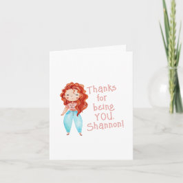 ありがとう、あなたがいてくれて　折りたたみ式グリーティングカード カード