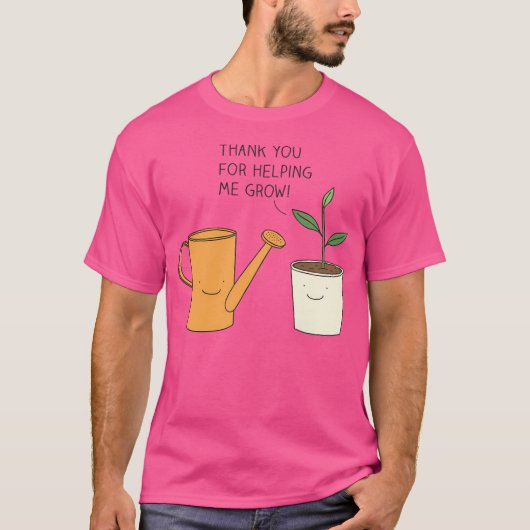 ありがとう あなたがいて私の人生は豊かになりました Tシャツ (正面)