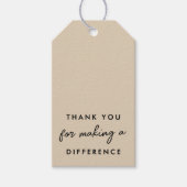 ありがとう、あなたがいるからこそ変わることができる ギフトタグ (正面)