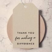ありがとう、あなたがいるからこそ変わることができる ギフトタグ