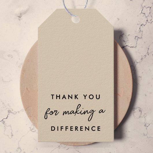 ありがとう　あなたが変えた世界 ギフトタグ