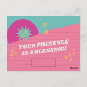 ありがとう - あなたの存在は祝福です ポストカード (裏面)