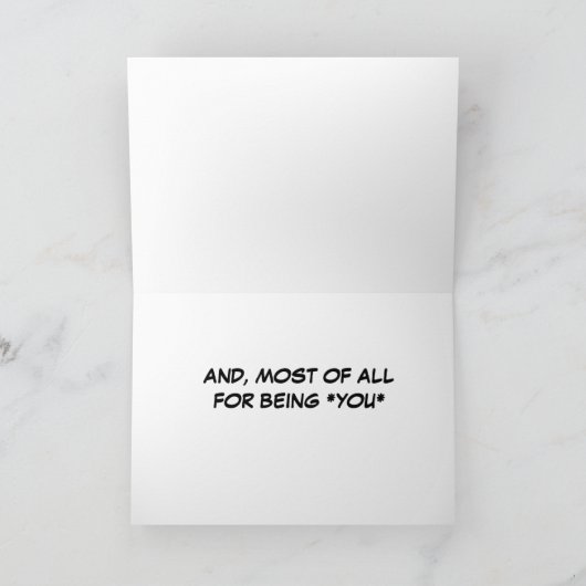 **ありがとう**ありがとう**あなた*** カード (内部)