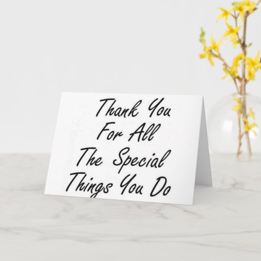 **ありがとう**ありがとう**あなた*** カード (黄色い花)