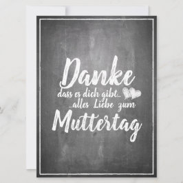 ありがとう、いつもそのままのあなたでいてくれて！ 母の日のチョークボード
