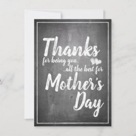 ありがとう、いつもそのままのあなたでいてくれて！ 母の日のチョークボード