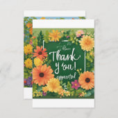 「ありがとう!お世話になっております サンキューカード (正面/裏面)