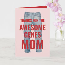 ありがとう、お母さん素敵な遺伝子をくれて（母の日）