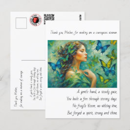ありがとう、お母さん詩 ポストカード