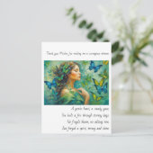 ありがとう、お母さん詩 ポストカード (スタンド正面)