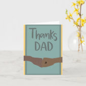 ありがとう、お父さん - 父の日グリーティングカード カード (黄色い花)