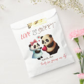 ありがとう、かわいいクマのカップル、愛は甘結婚い フェイバーバッグ (封をした状態)