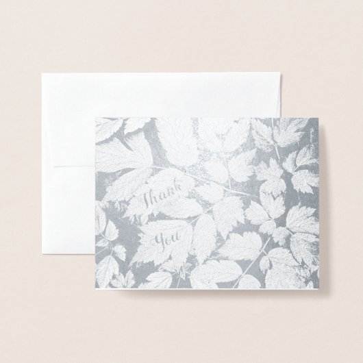 ありがとう：すべての場合のために 箔カード (封筒付き正面)